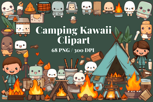 Download Camping Kawaii Clipart Cute PNG / Hiking - Cute png Collection