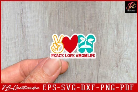 Download Peace Love #momlife Fall Stickers Svg - Stickers svg Collection