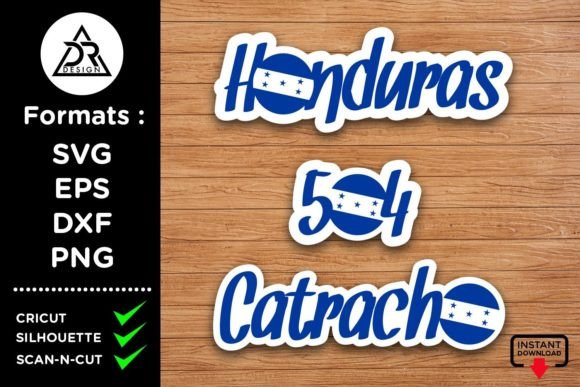 Download Honduras Print and Cut Sticker SVG - Premium Bundle