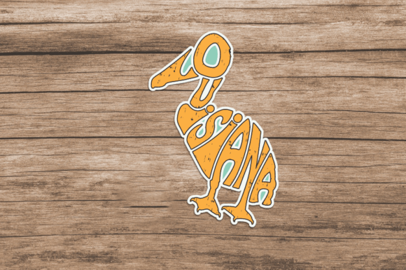 Download Louisiana Pelican Print and Cut Sticker - Premium Resources