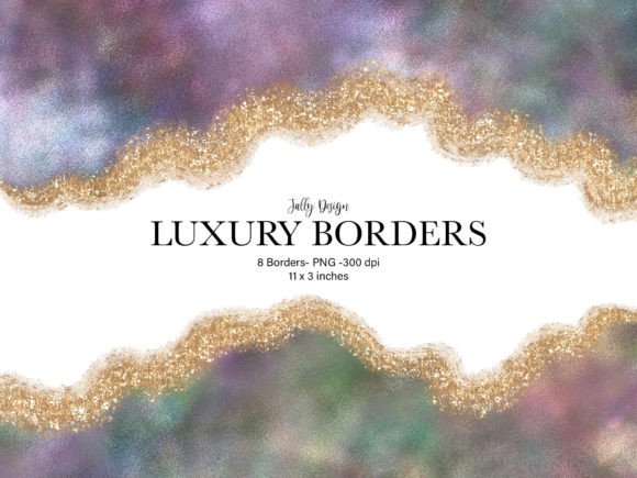 Download Dark Holographic Borders Clip Art - Holographic Collection